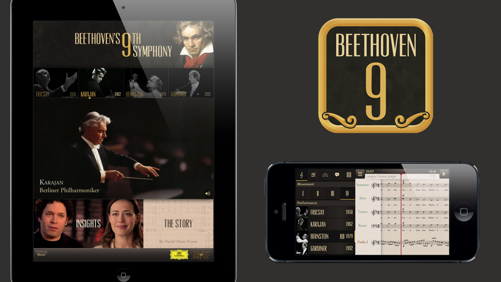 Beethovens 9. Symphonie für iPhone und iPad