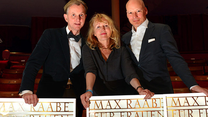 v.l.n.r. Max Raabe, Annette Humpe, Christoph Israel