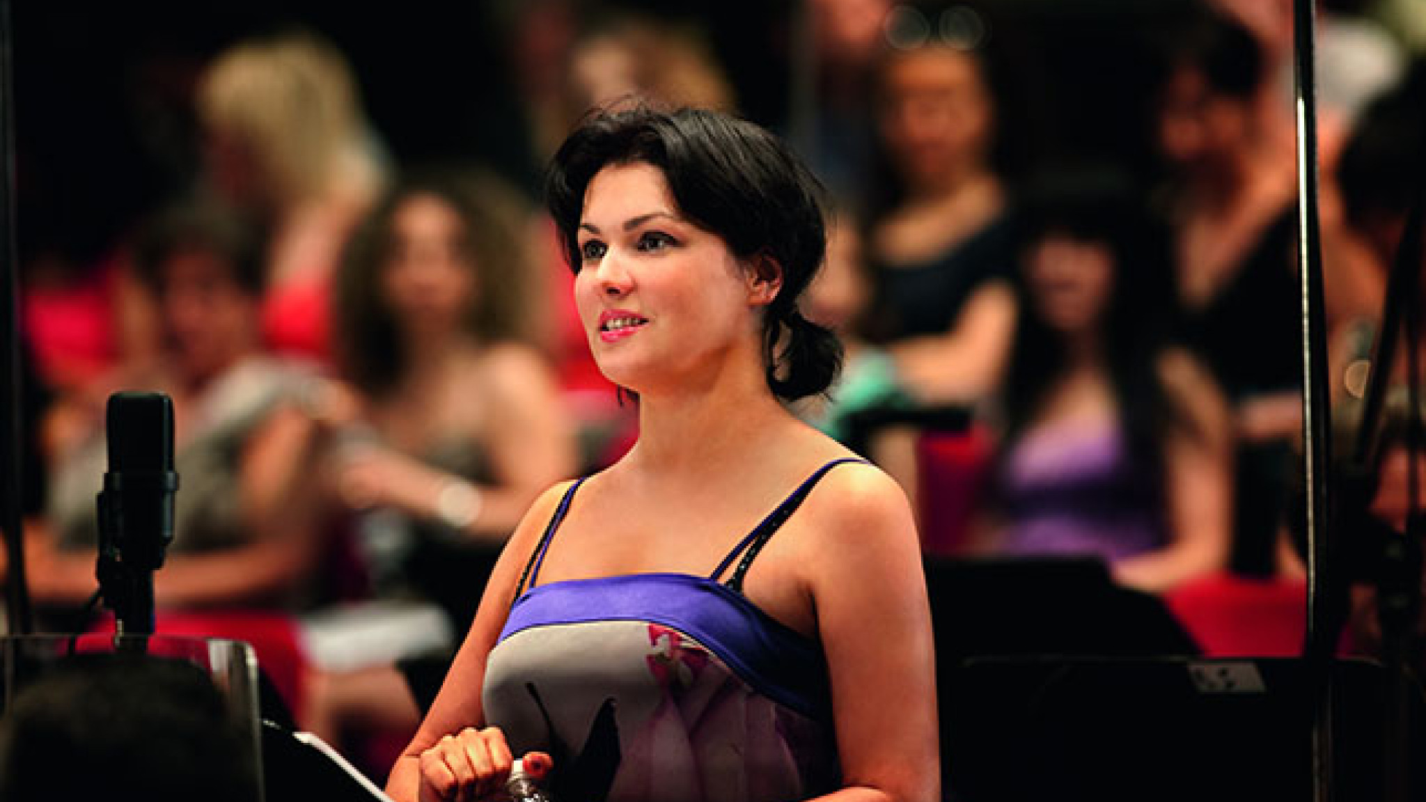 Anna Netrebko bei Aufnahmen zum Album 'Verdi' im Teatro Regio, Turin, Italien
