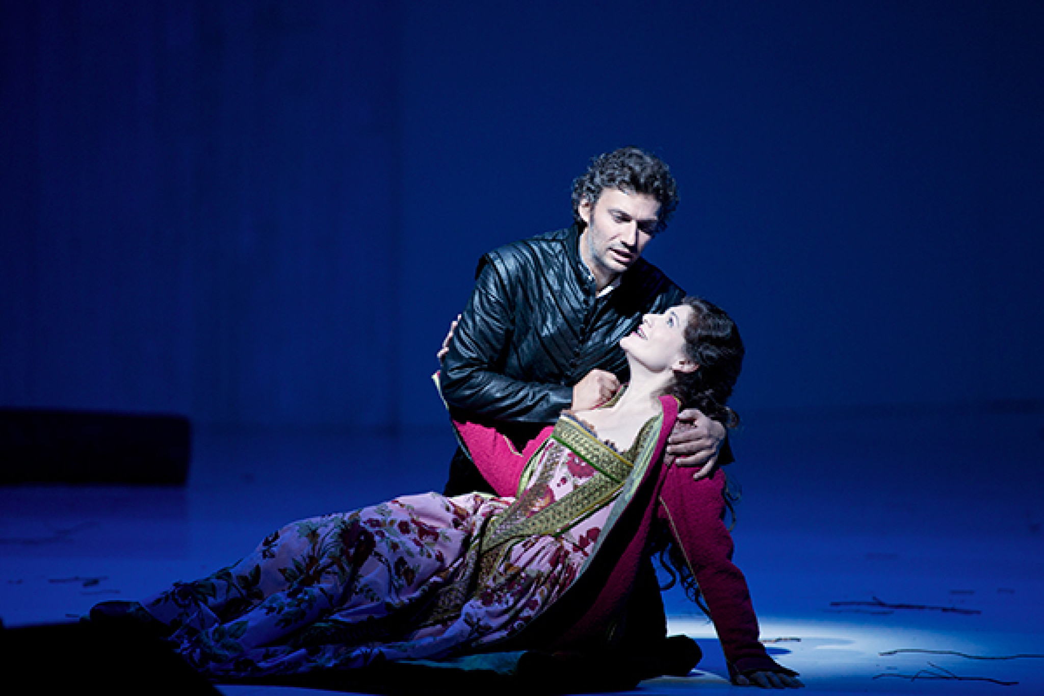 Salzburger Festspiele: Don Carlo 2013: JONAS KAUFMANN (DON CARLO), ANJA HARTEROS (ELISABETTA DI VALOIS)