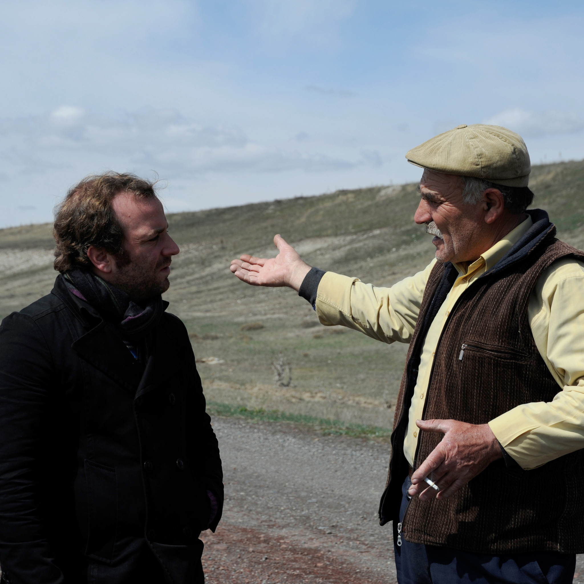 Marc Sinan meeting the native of Kars (Turquey)