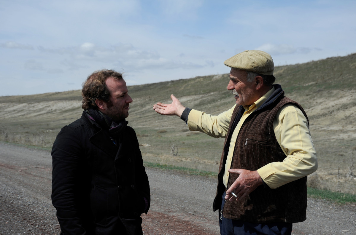 Marc Sinan meeting the native of Kars (Turquey)