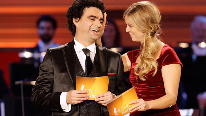 Rolando Villazón und Nina Eichinger bei der ECHO Klassik Verleihung 2012