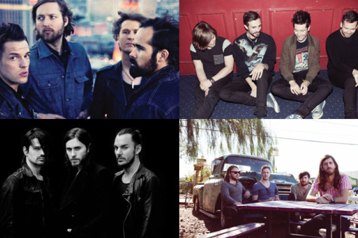 Collage Nominierungen EMAs 2013 Rock