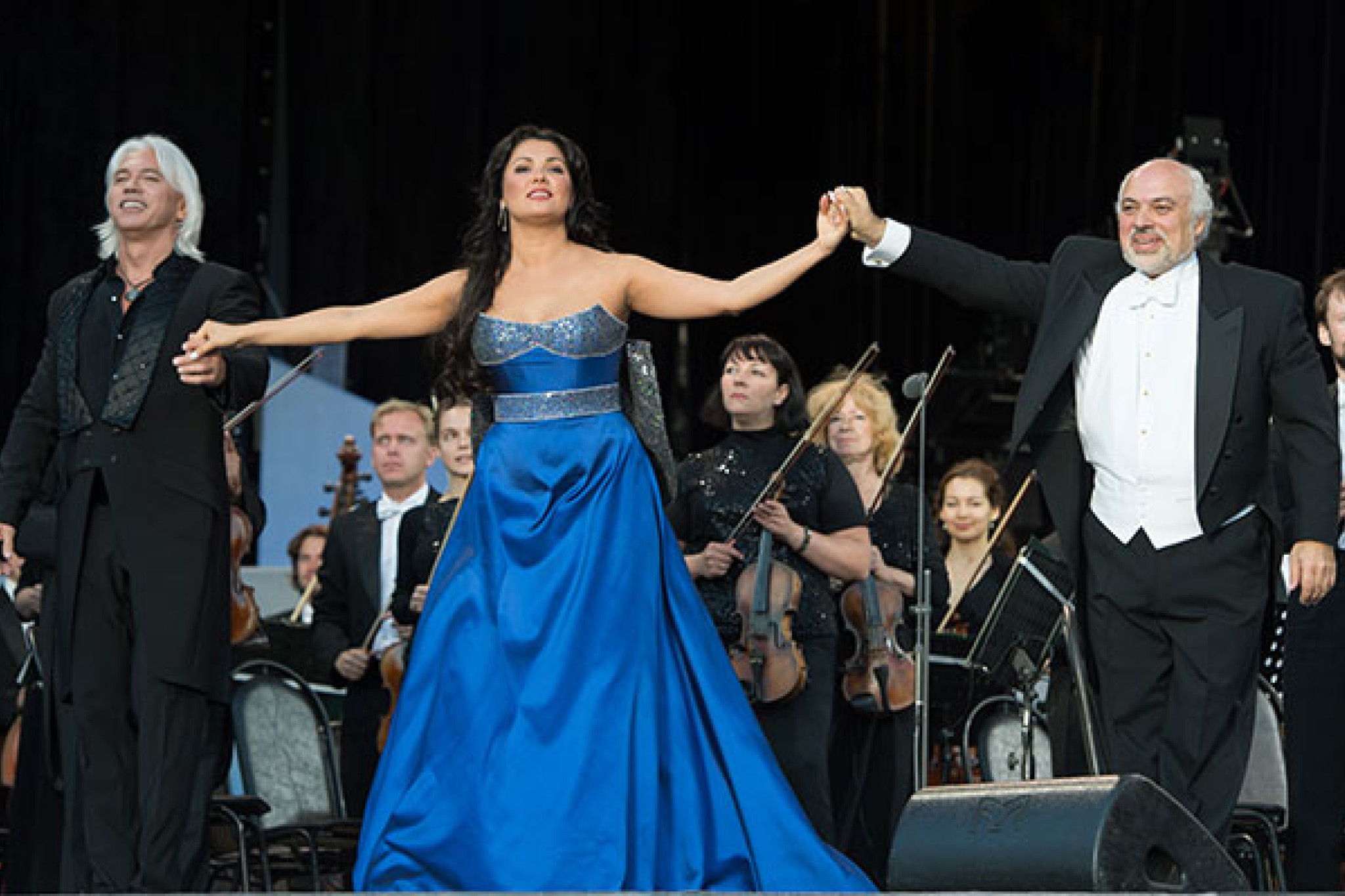Dmitri Hvorostovsky, Anna Netrebko, Constantine Orbelian