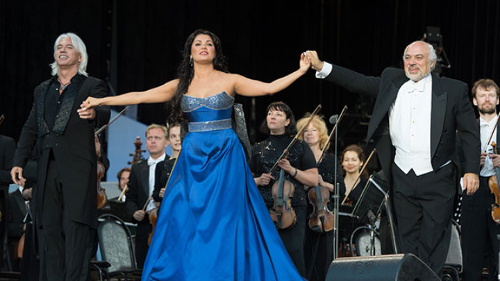 Dmitri Hvorostovsky, Anna Netrebko, Constantine Orbelian