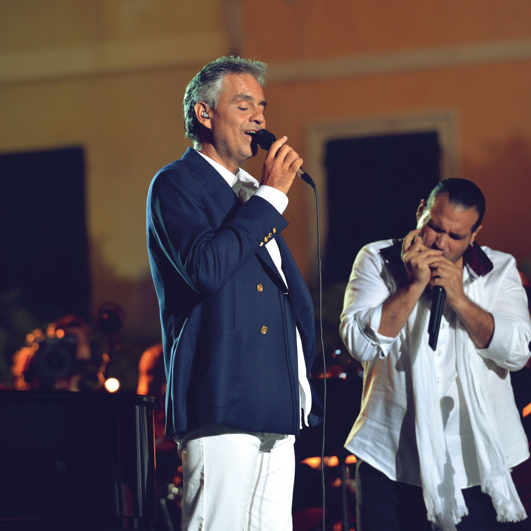 Bocelli und Juan Carlos Albelo Zamora