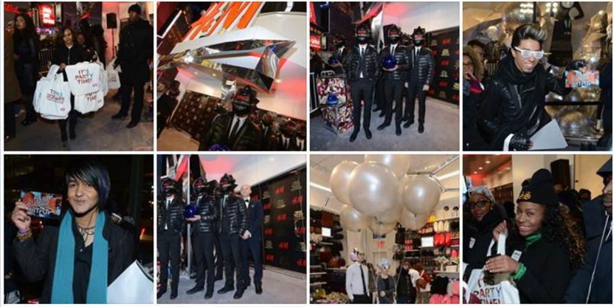 H&M Shop Eröffnung Lady Gaga