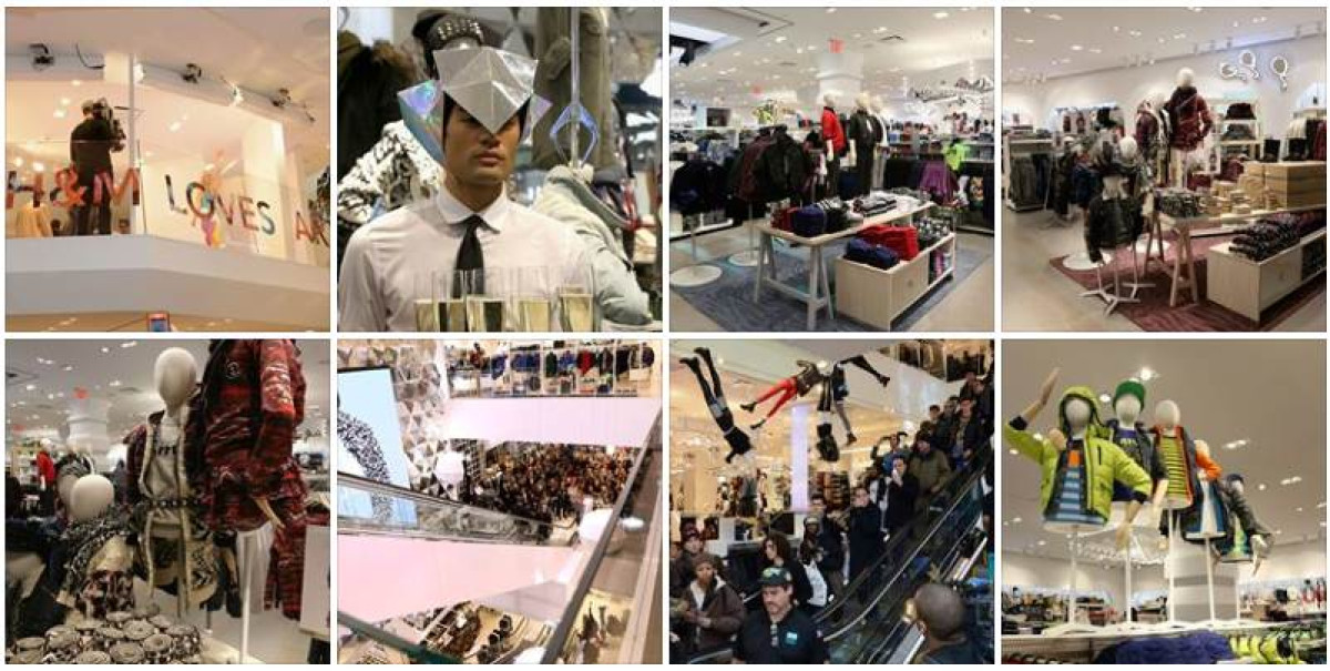 H&M Shop Eröffnung Lady Gaga