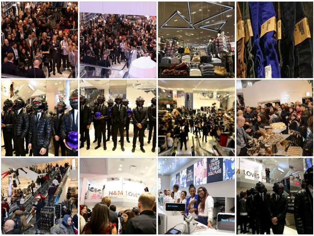 H&M Shop Eröffnung Lady Gaga