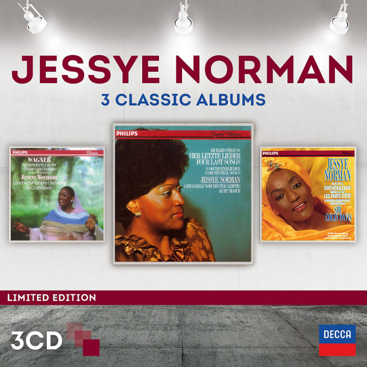 Jessye Norman - 3 Classic Albums (Ltd. Edt.): Norman/Mazur/Davis/GOL/LSO
