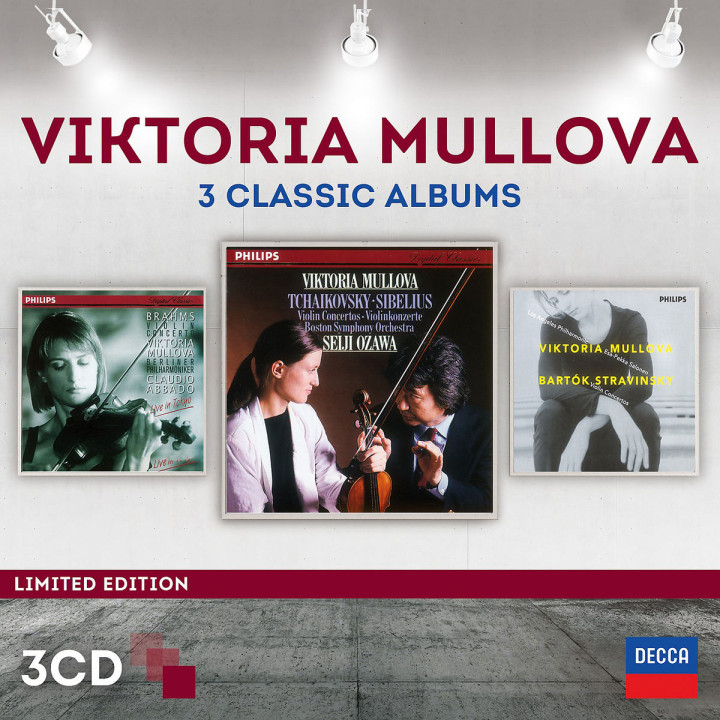 Viktoria Mullova - 3 Classic Album (Ltd. Edt.): Mullova/Ozawa/Abbado/Salonnen/BSO/BP/LAPO