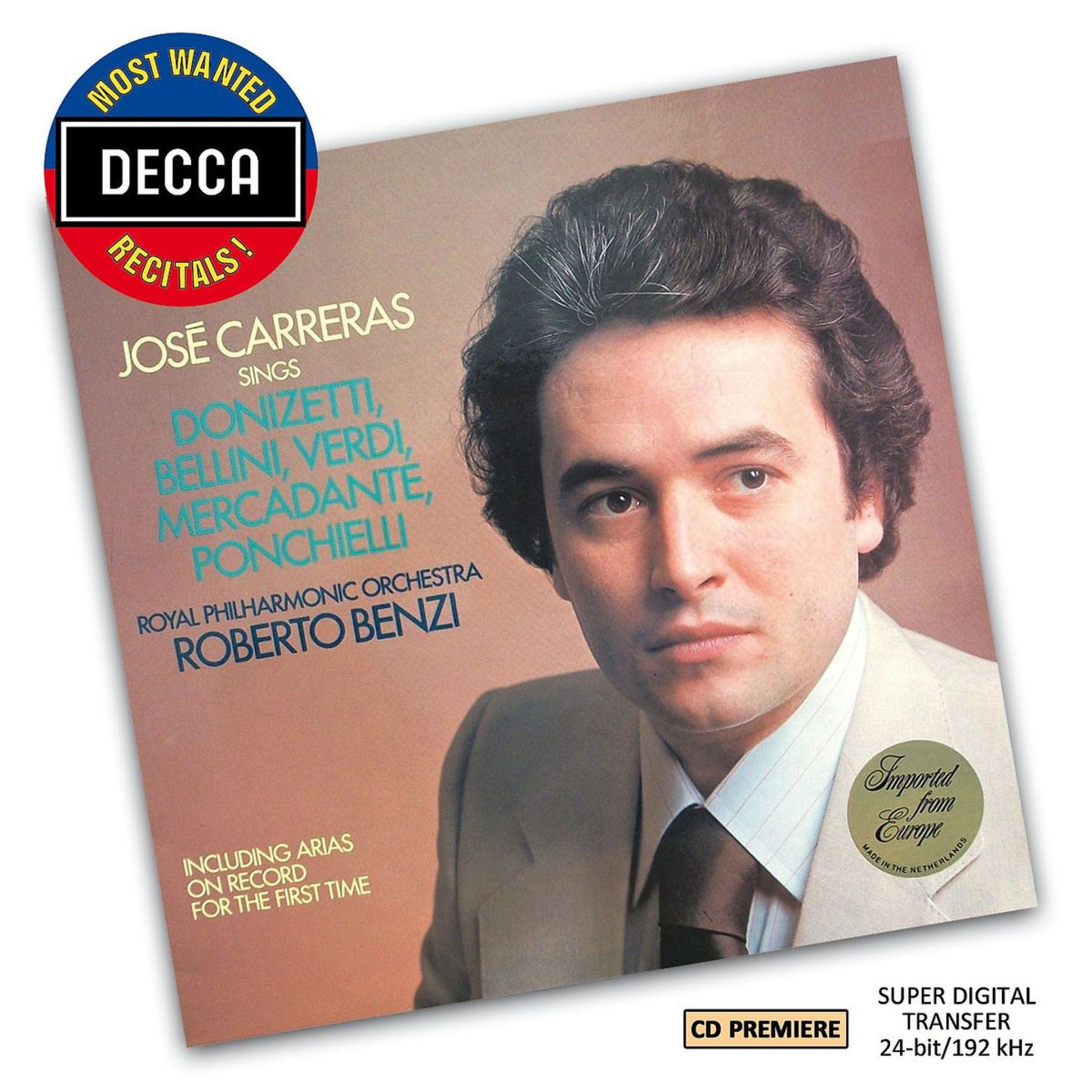 Jose Carreras Sings Arias (DMWR): Carreras,Jose