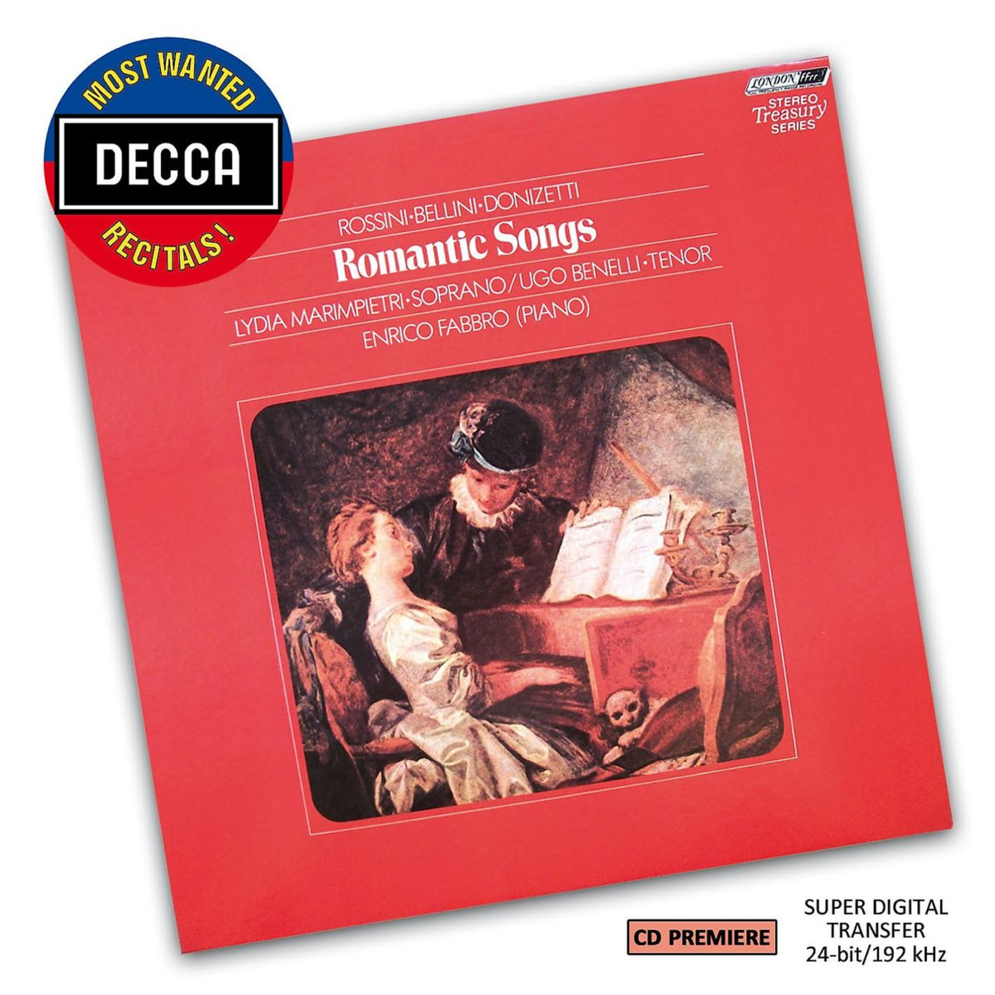 Romantic Songs by Rossini/Bellini/Donizetti (DMWR): Marimpieti,L./Benelli,U./Sciutti,G.