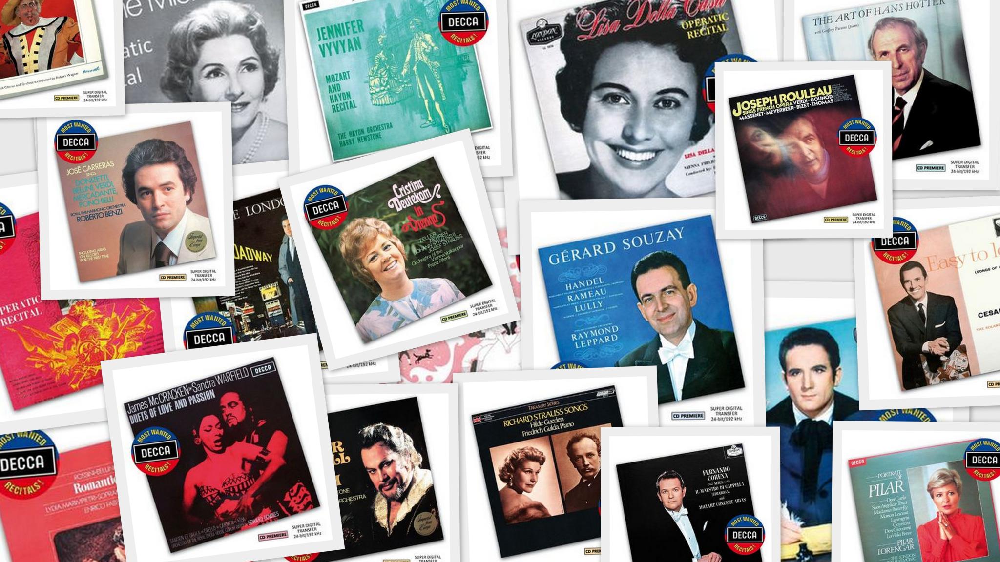 Goldene Jahrzehnte der Gesangskunst - Begehrte Decca-LPs jetzt erstmals auf CD