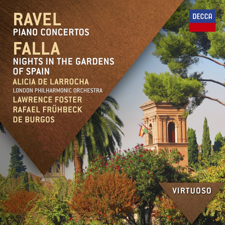*NEU:Ravel: Klavierkonzerte; Falla: Nächte In Spanische: Larrocha/Foster/LPO/+