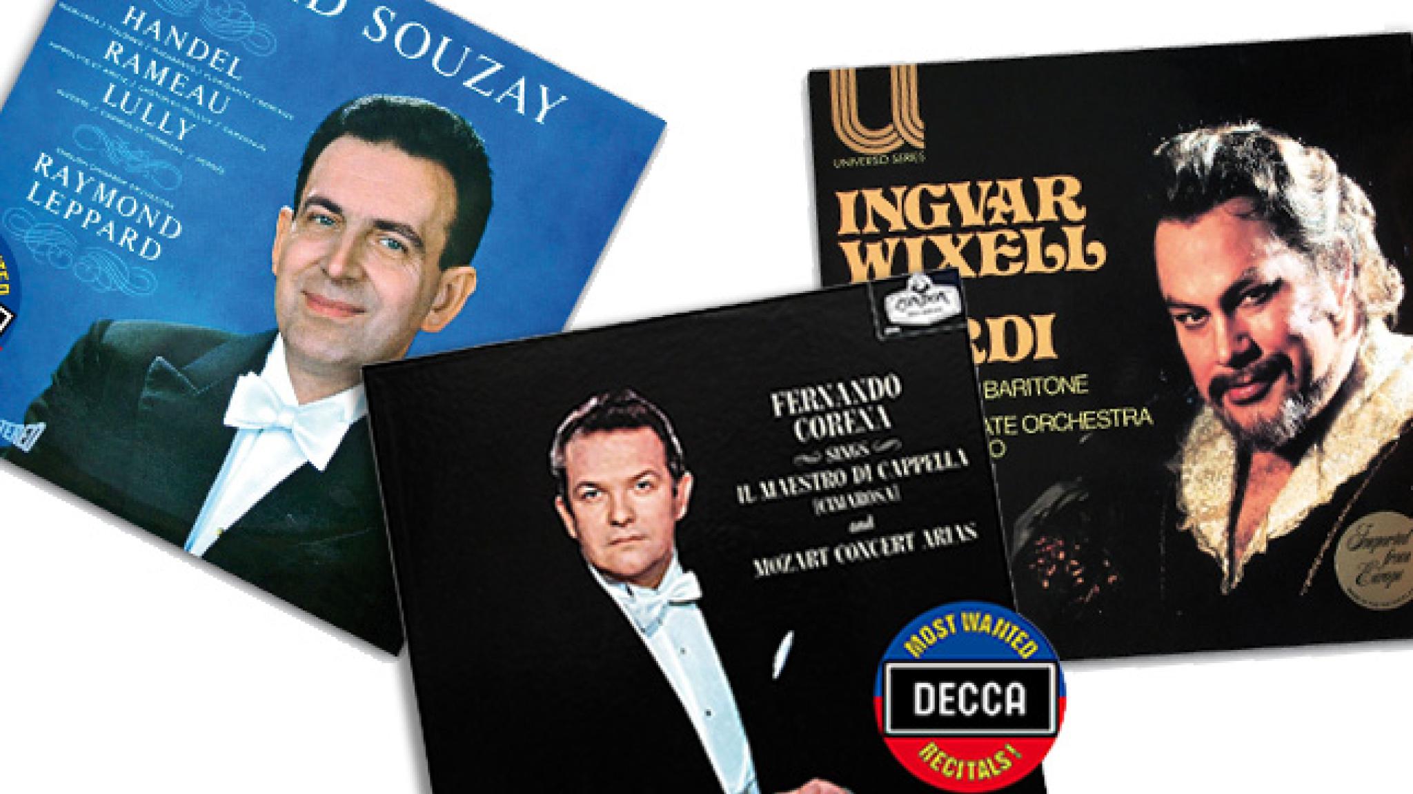 Gérard Souzay, Fernando Corena und Ingvar Wixell