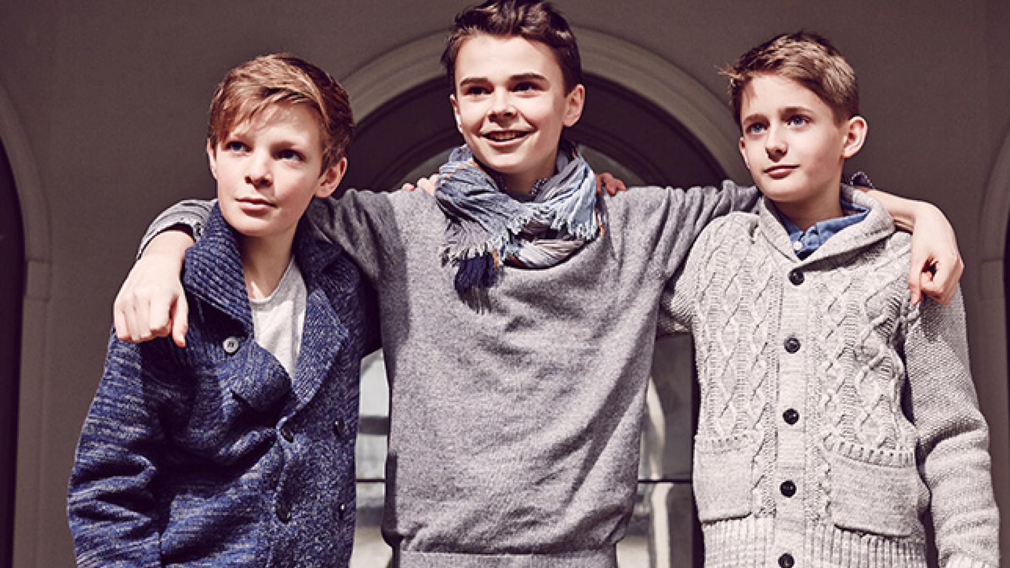 Die Chorjungen Nico, Jan und Georg