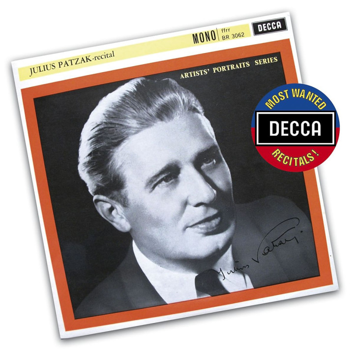 Decca's Most Wanted Recitals - Julius Patzak - Recital