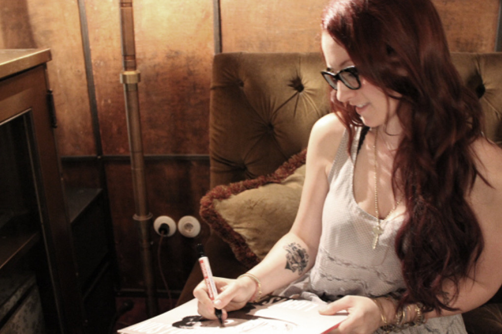 Ingrid Michaelson Universal Backstage Signing