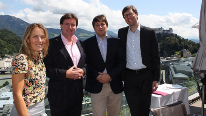 V.l.n.r: Ute Fesquet, Mark Wilkinson, Ernst Buchrucker, Albrecht Klutmann