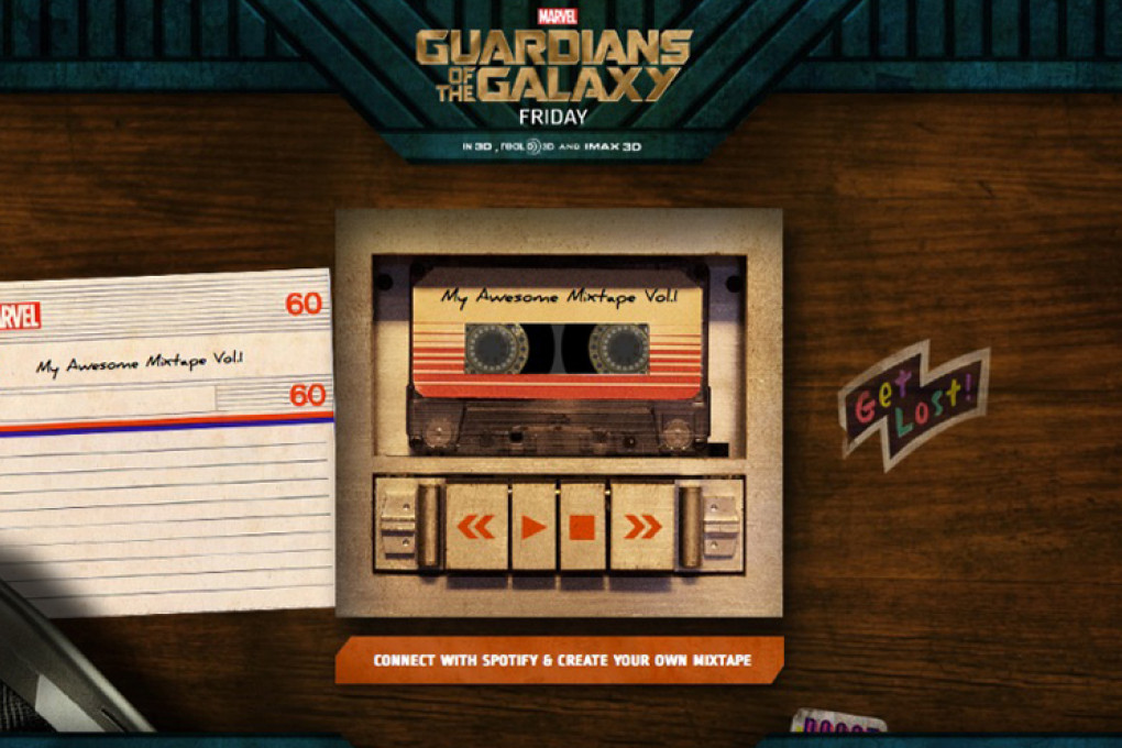 Guardians Of The Galaxy - Mixtape Generator