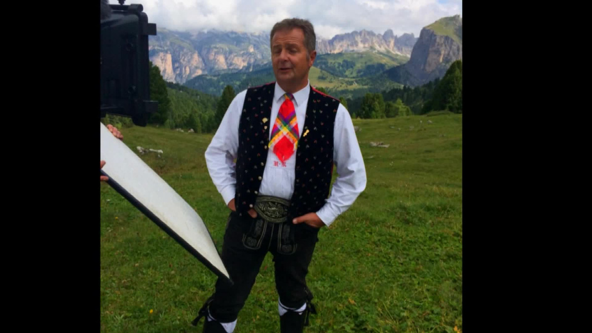 Hinter den Kulissen beim Videodreh