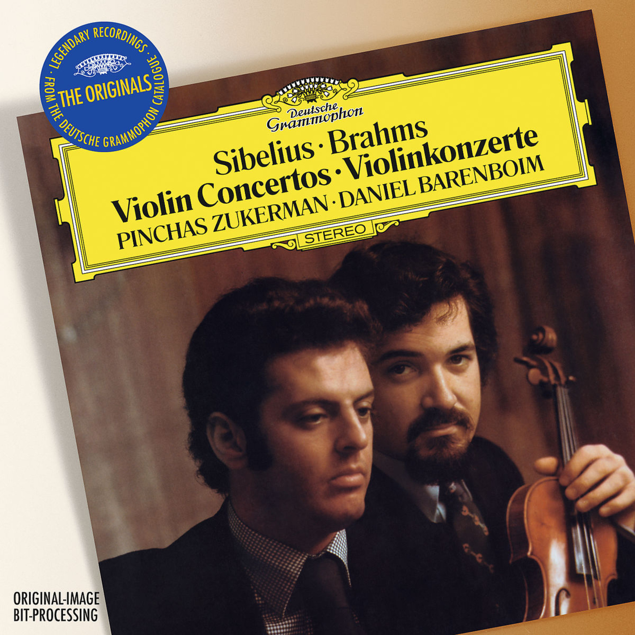 SIBELIUS,BRAHMS Violin Concertos/Zukerman,Barenboim
