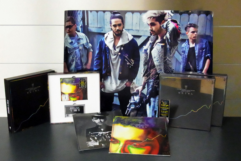 Gewinnt Tokio Hotel Pakete mit signierten Postern und Ltd Super Deluxe Edition