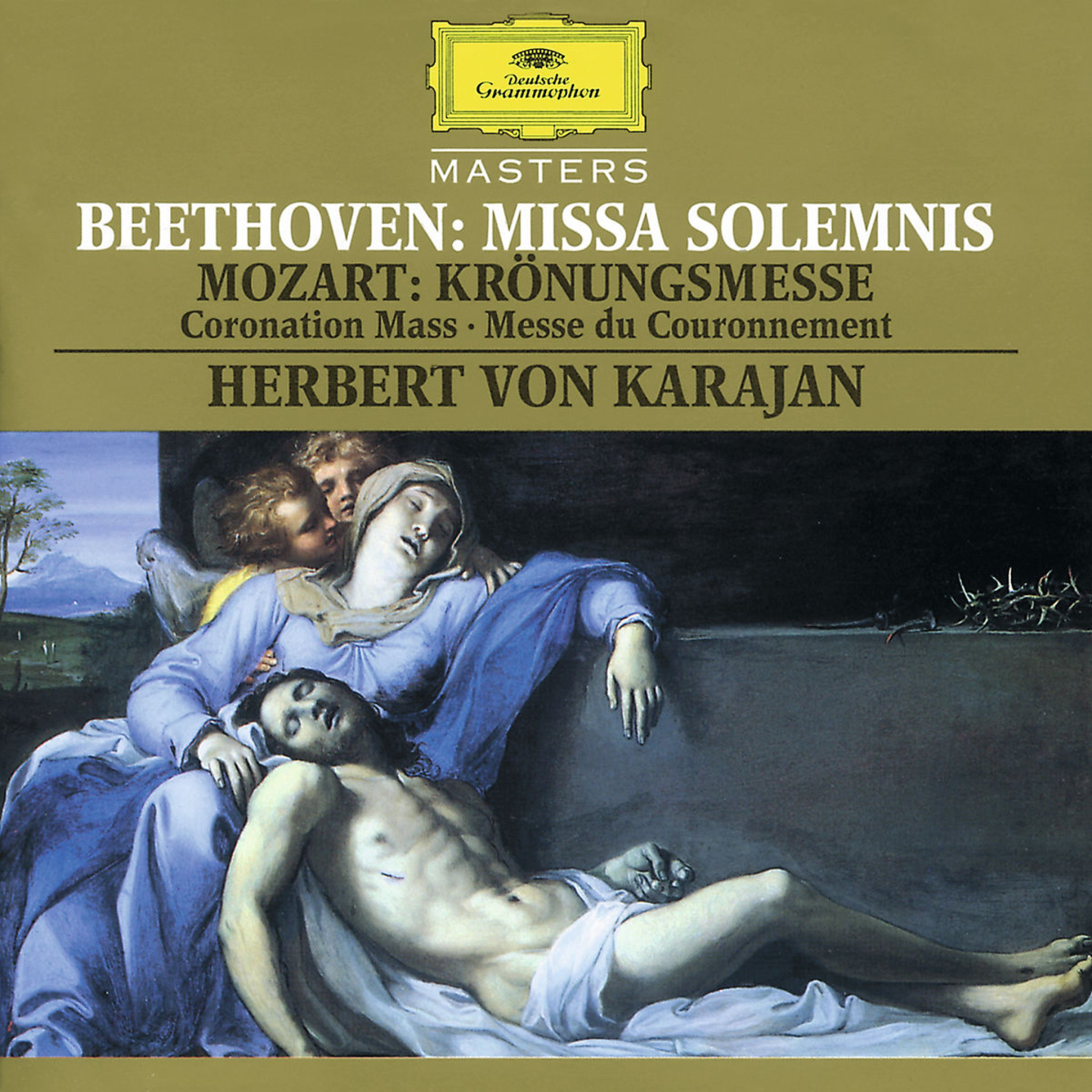 BEETHOVEN, MOZART Masses / Karajan