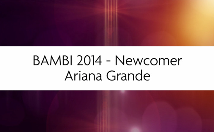 Ariana Grande beim Bambi 2014 (Trailer)