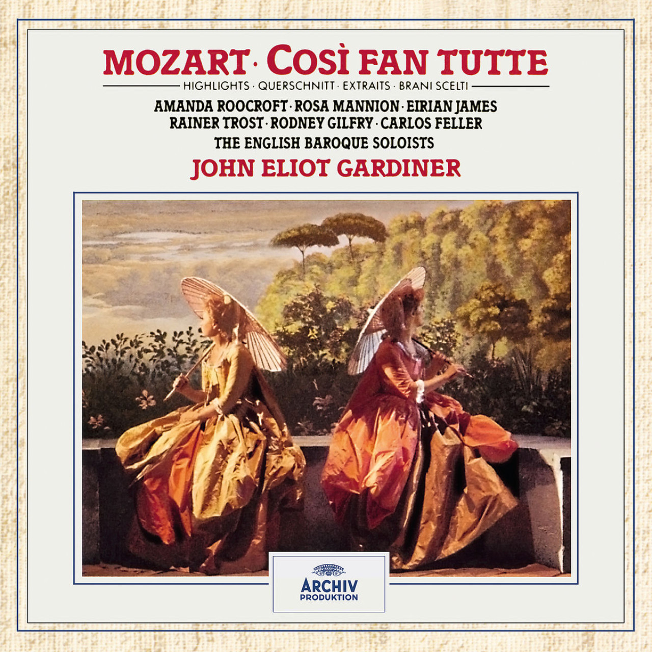 MOZART Così fan tutte Highl. / Roocroft, Gardiner | Decca Classics MOZART Così fan tutte Highl. / Roocroft, Gardiner | Decca Classics