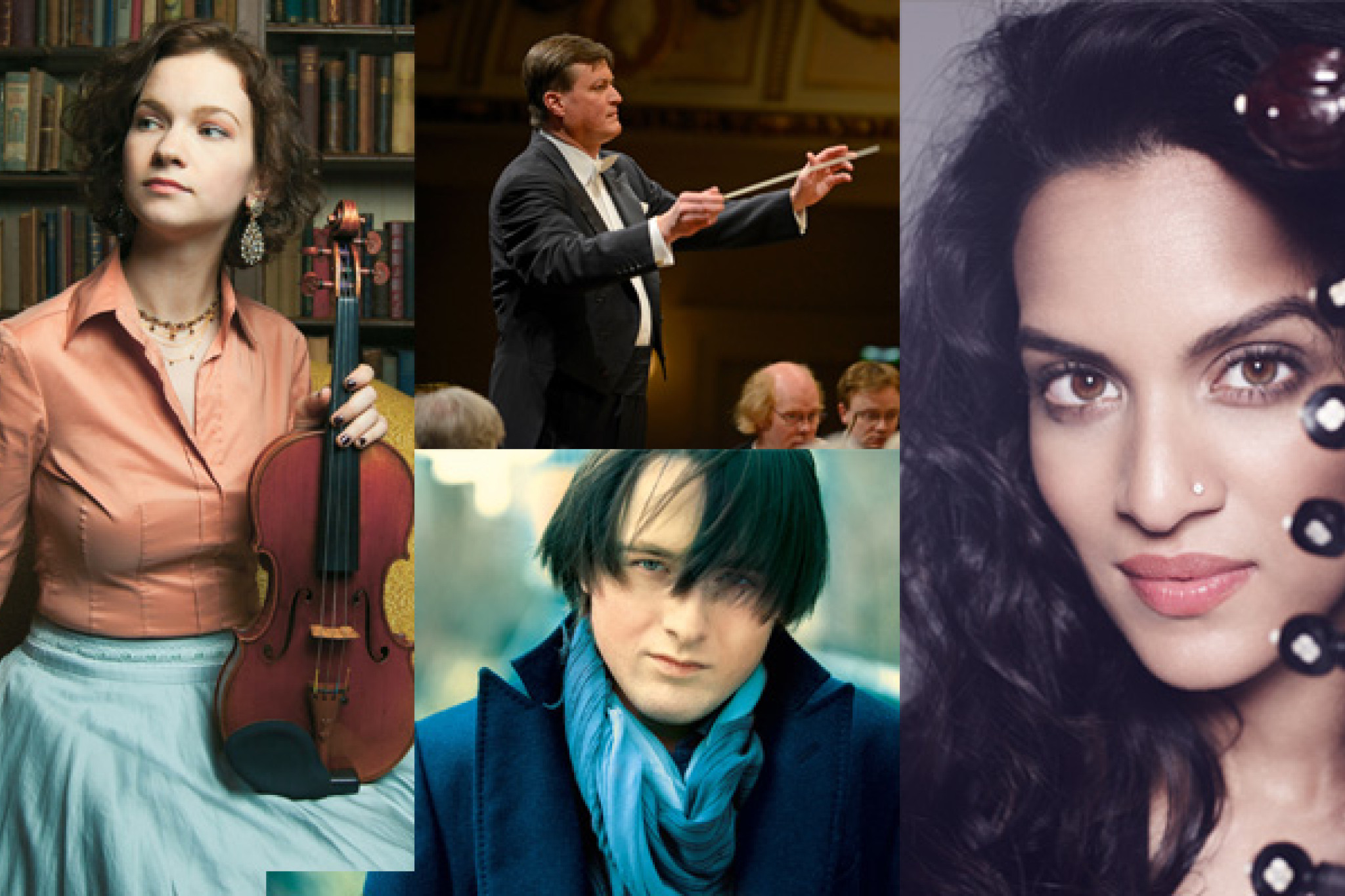 Hillary Hahn, Christian Thielemann, Daniil Trifonov, Anoushka Shankar