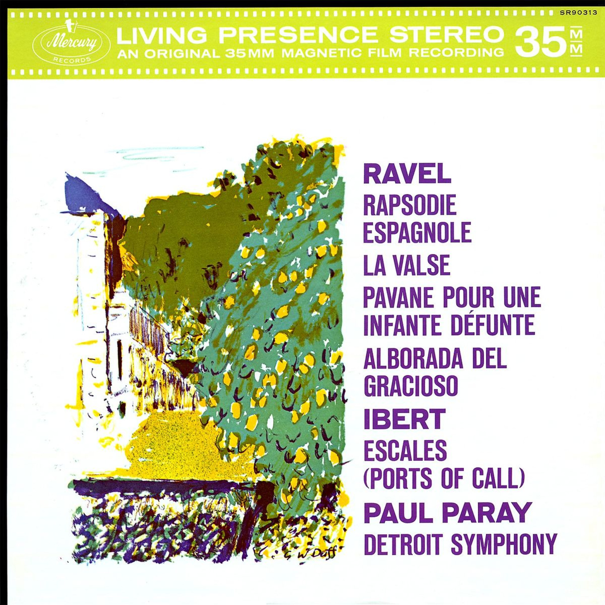 RAVEL, IBERT Detroit Symphony, Paul Paray