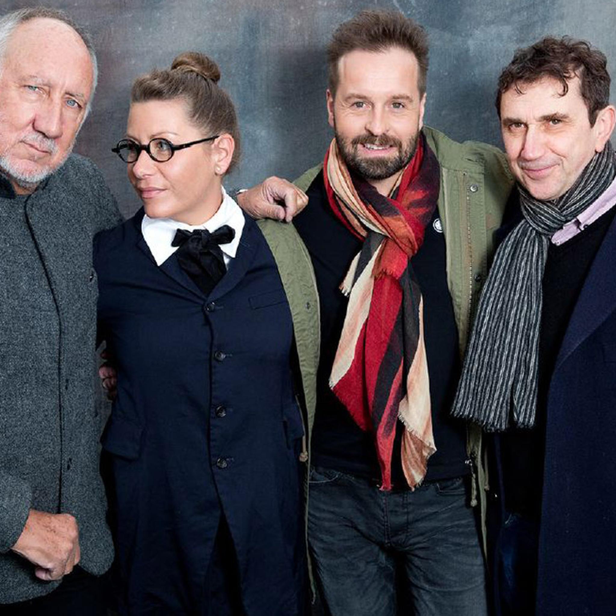 Von links: Pete Townshend, Rachel Fuller, Alfie Boe, Phil Daniels