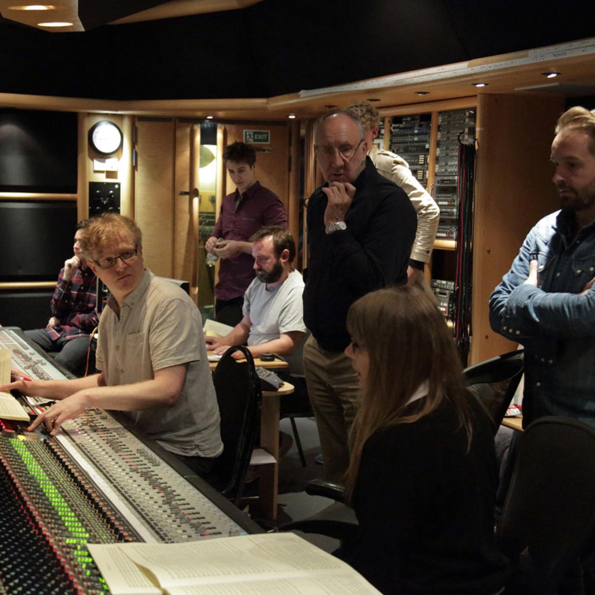 Von links: Pete Townshend, Rachel Fuller, Alfie Boe