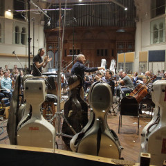 Von links: Robert Ziegler, Pete Townshend, The Royal Philharmonic Orchestra