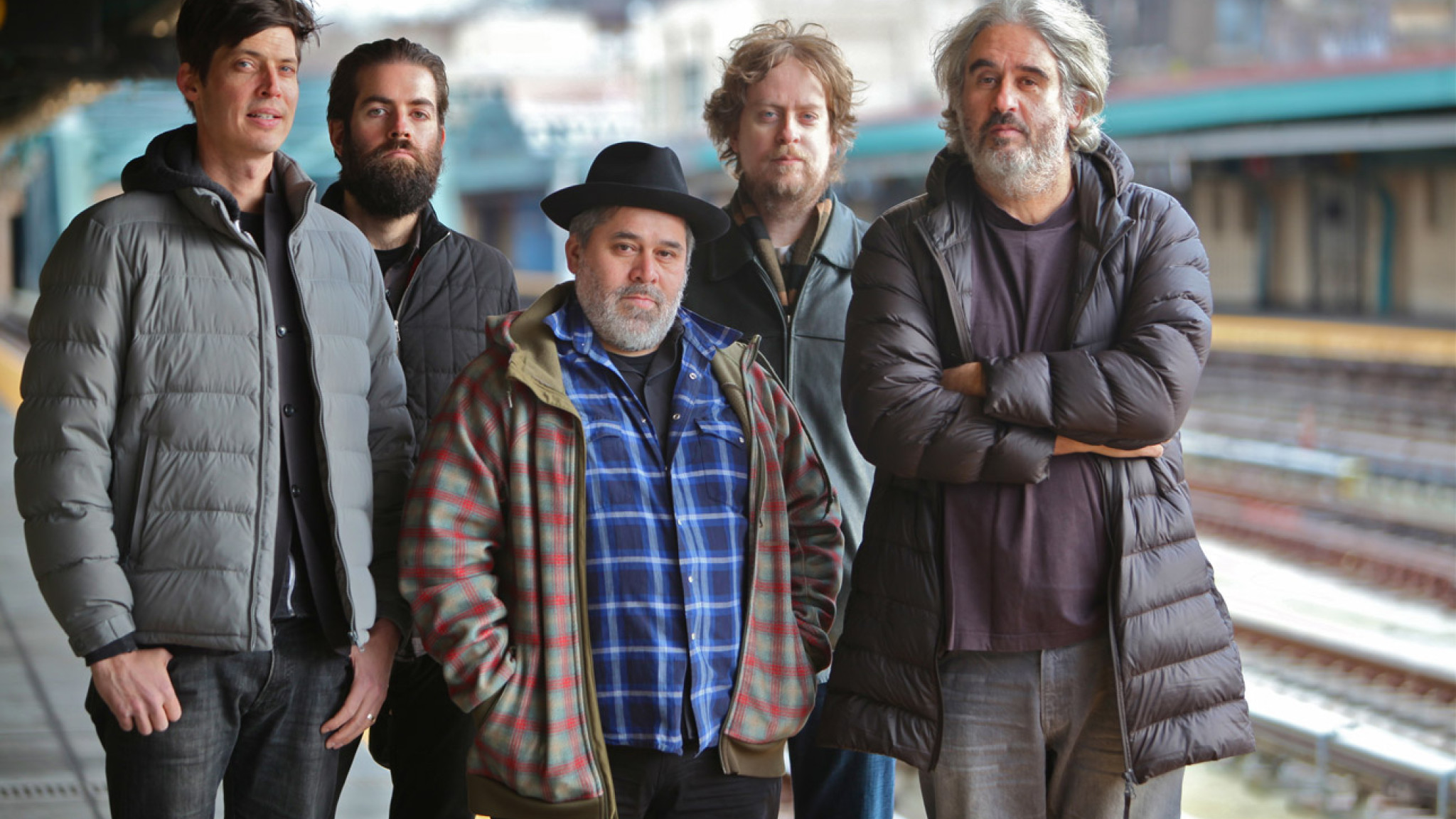 Von links: Ches Smith, Ryan Ferreira, Oscar Noriega, Matt Mitchell, Tim Berne