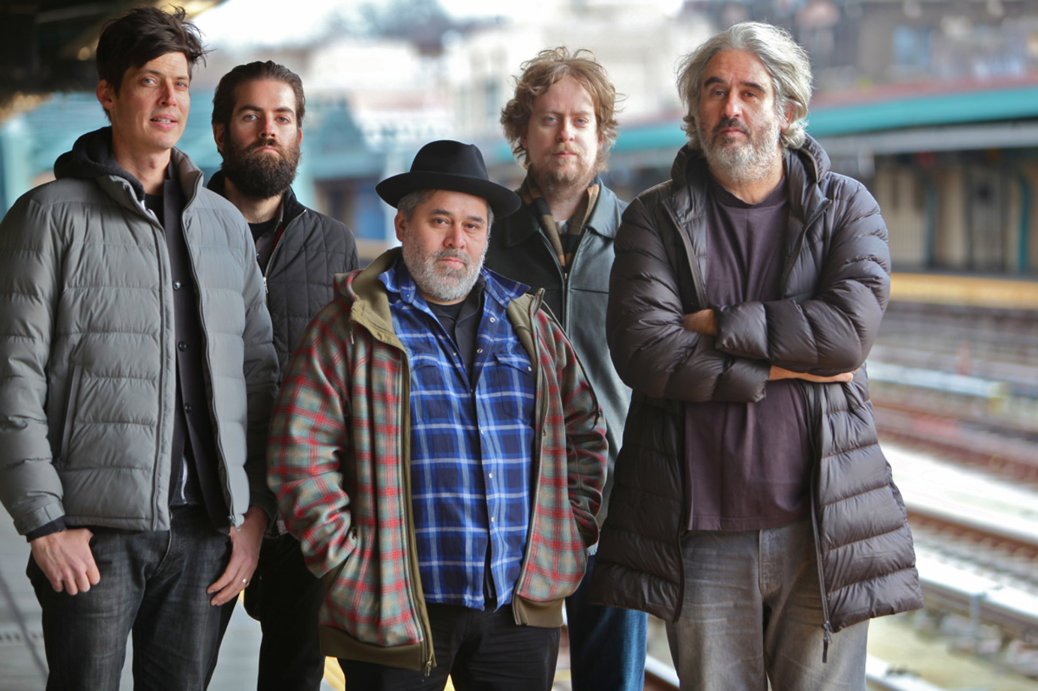 Von links: Ches Smith, Ryan Ferreira, Oscar Noriega, Matt Mitchell, Tim Berne