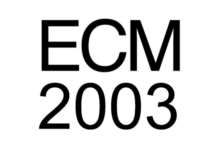 ECM Chronik: Das Jahr 2003