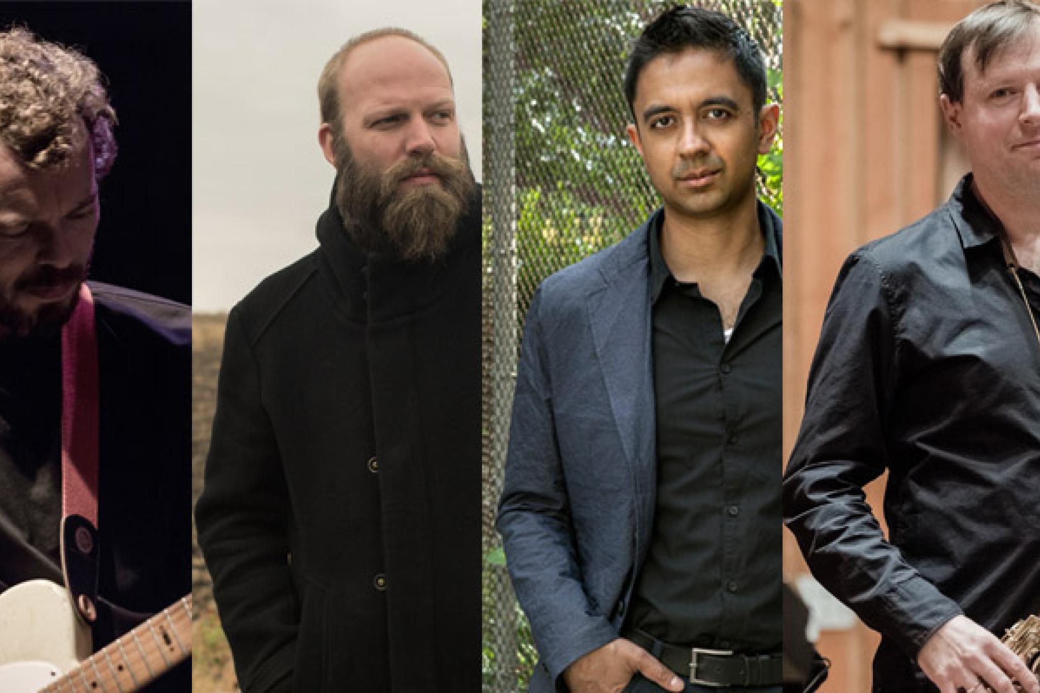 Von links: Jakob Bro, Mathias Eick, Vijay Iyer, Chris Potter