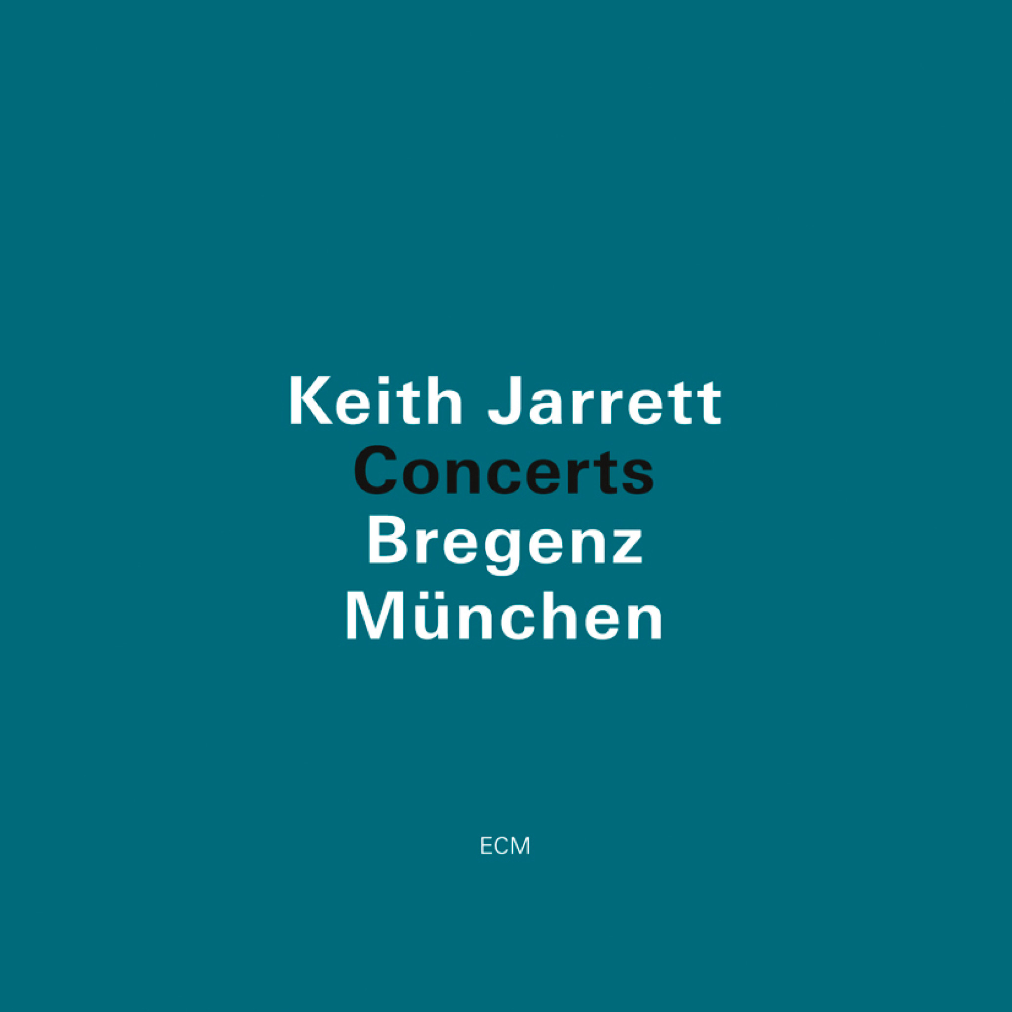 Concerts - Bregenz / München - Keith Jarrett: Piano - Recorded May and June 1981