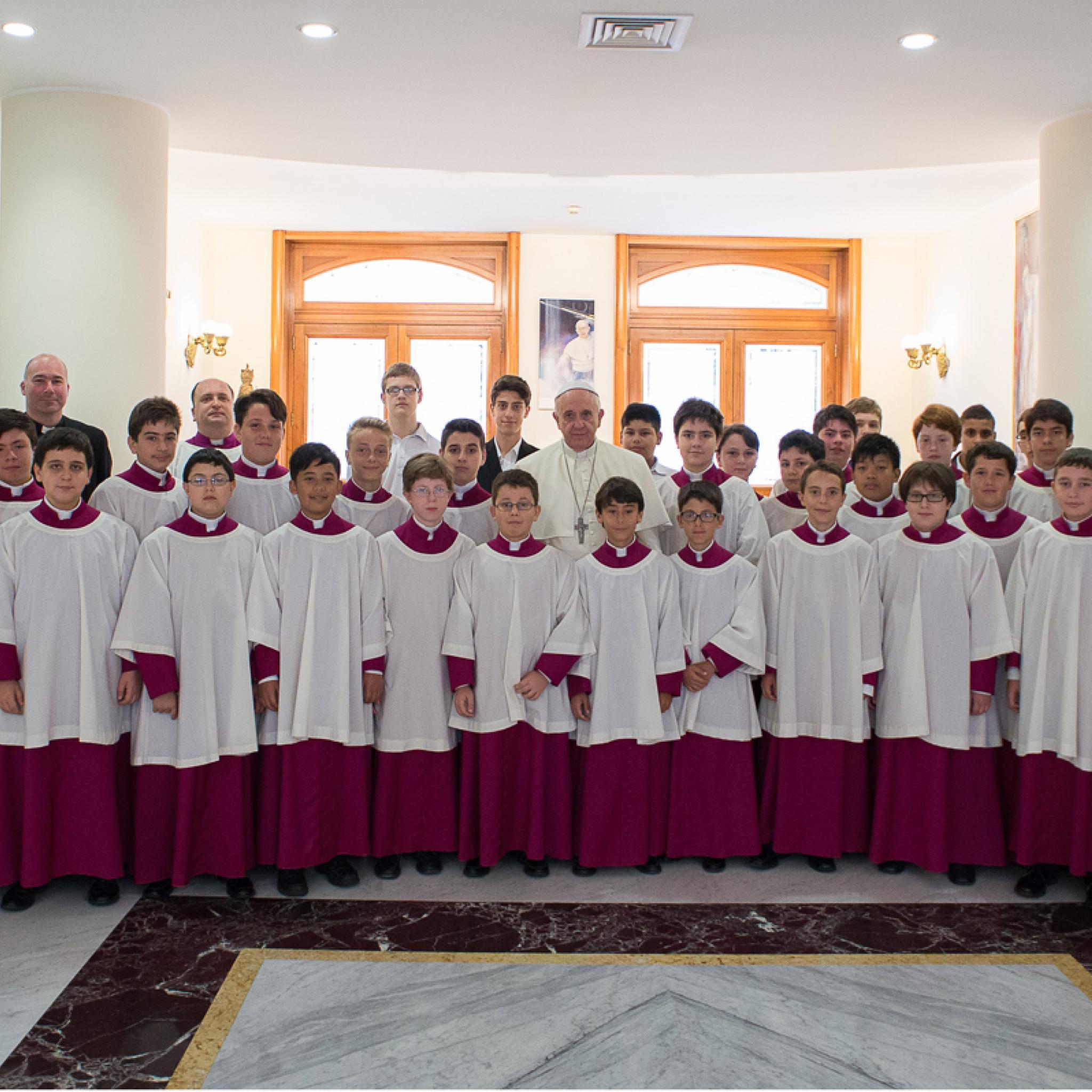 Chor der Sixtinischen Kapelle, Massimo Palombella, Papst Franziskus