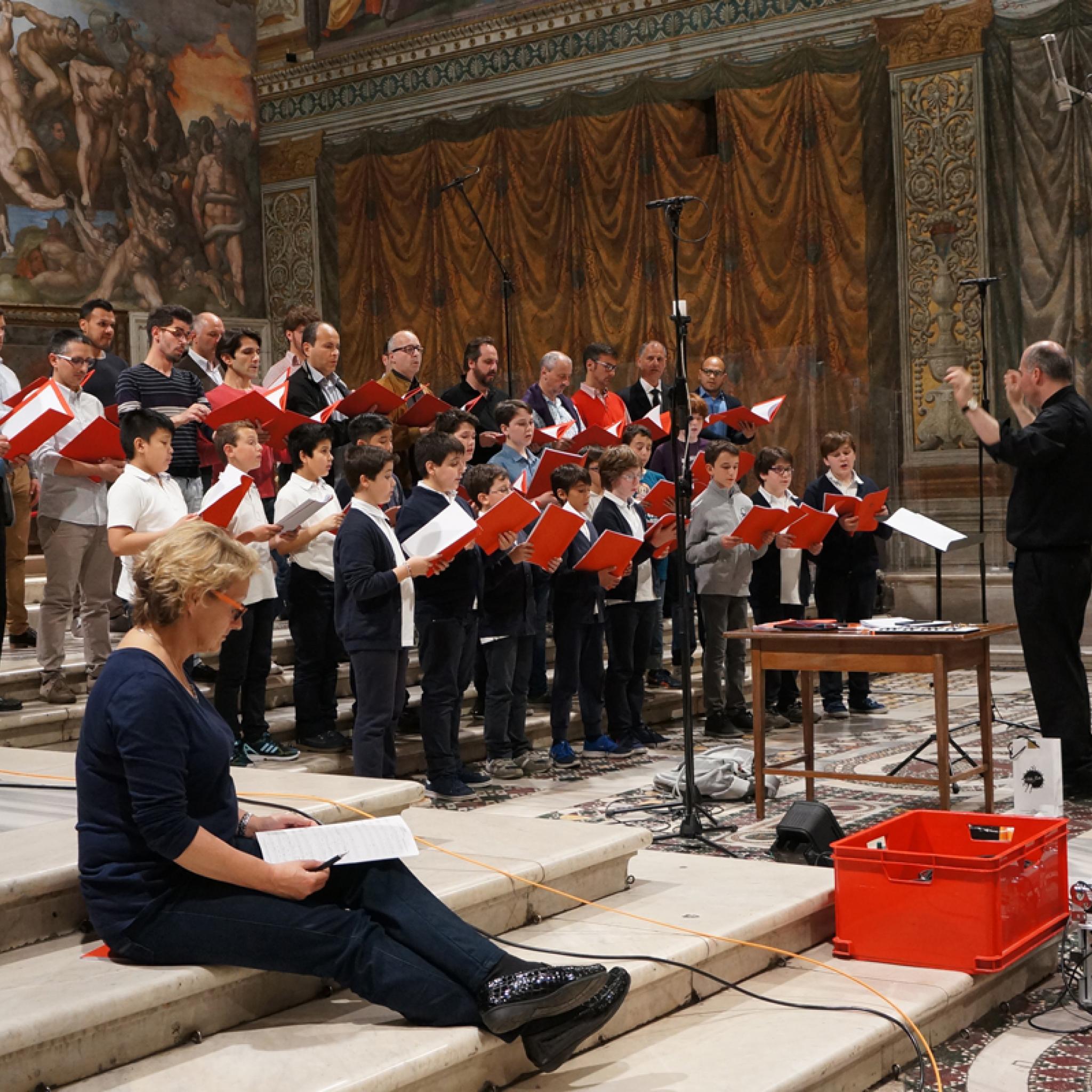 Chor der Sixtinischen Kapelle, Massimo Palombella, Anna Barry