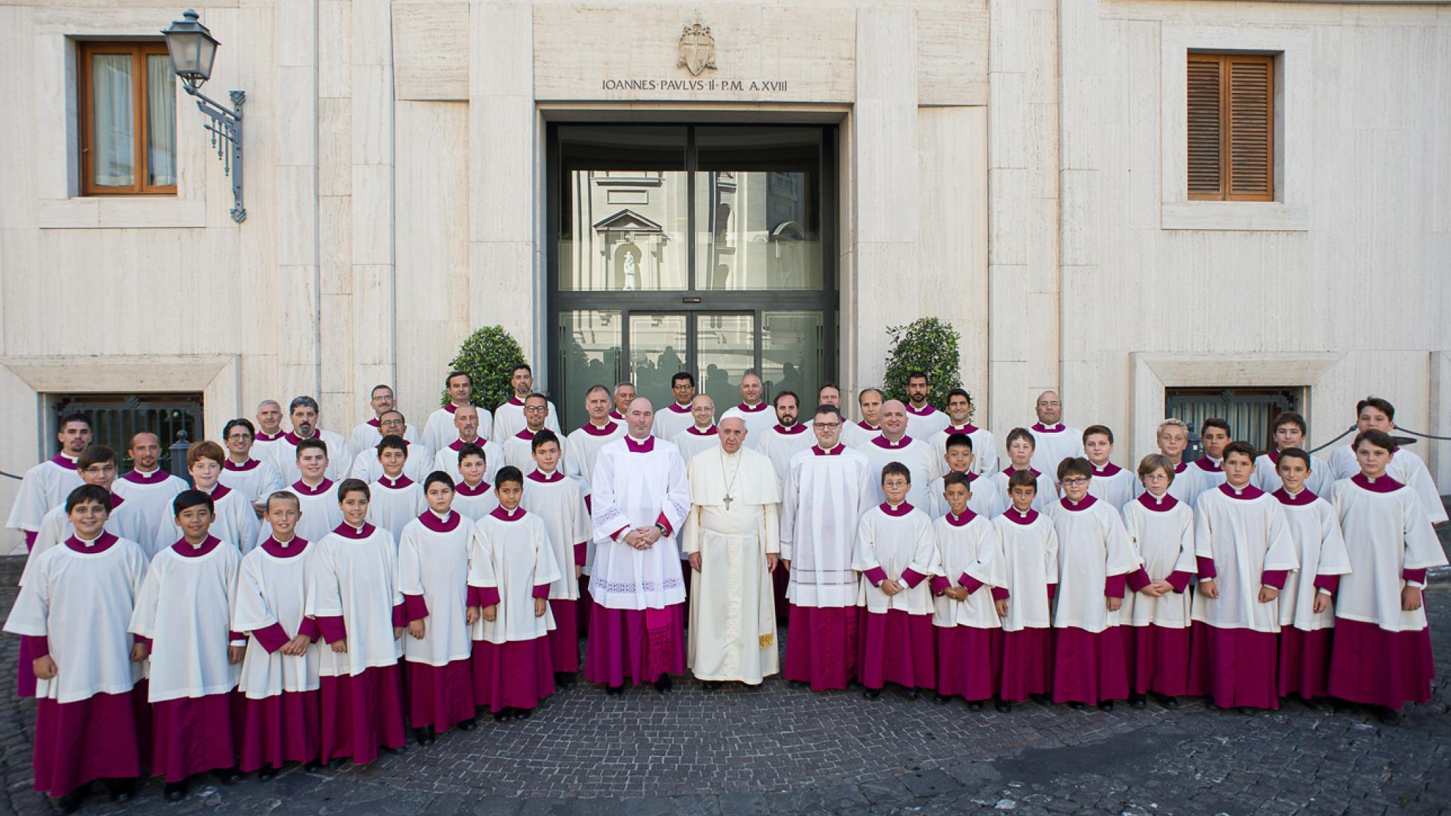 Chor der Sixtinischen Kapelle, Massimo Palombella, Papst Franziskus