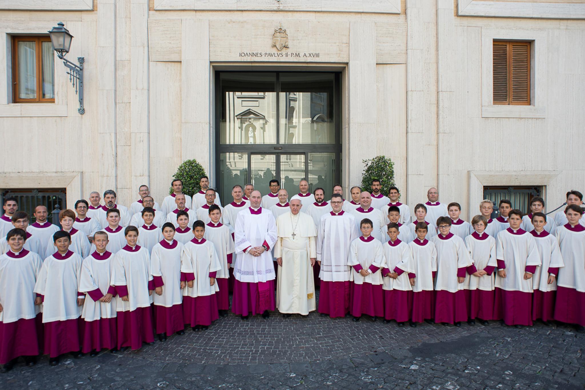 Chor der Sixtinischen Kapelle, Massimo Palombella, Papst Franziskus