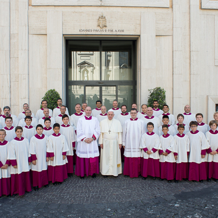Chor der Sixtinischen Kapelle, Massimo Palombella, Papst Franziskus