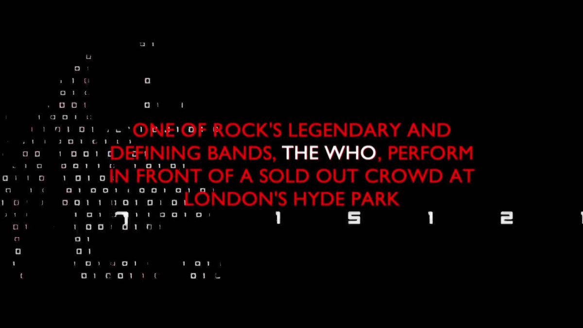 The Who - Live In Hyde Park Trailer