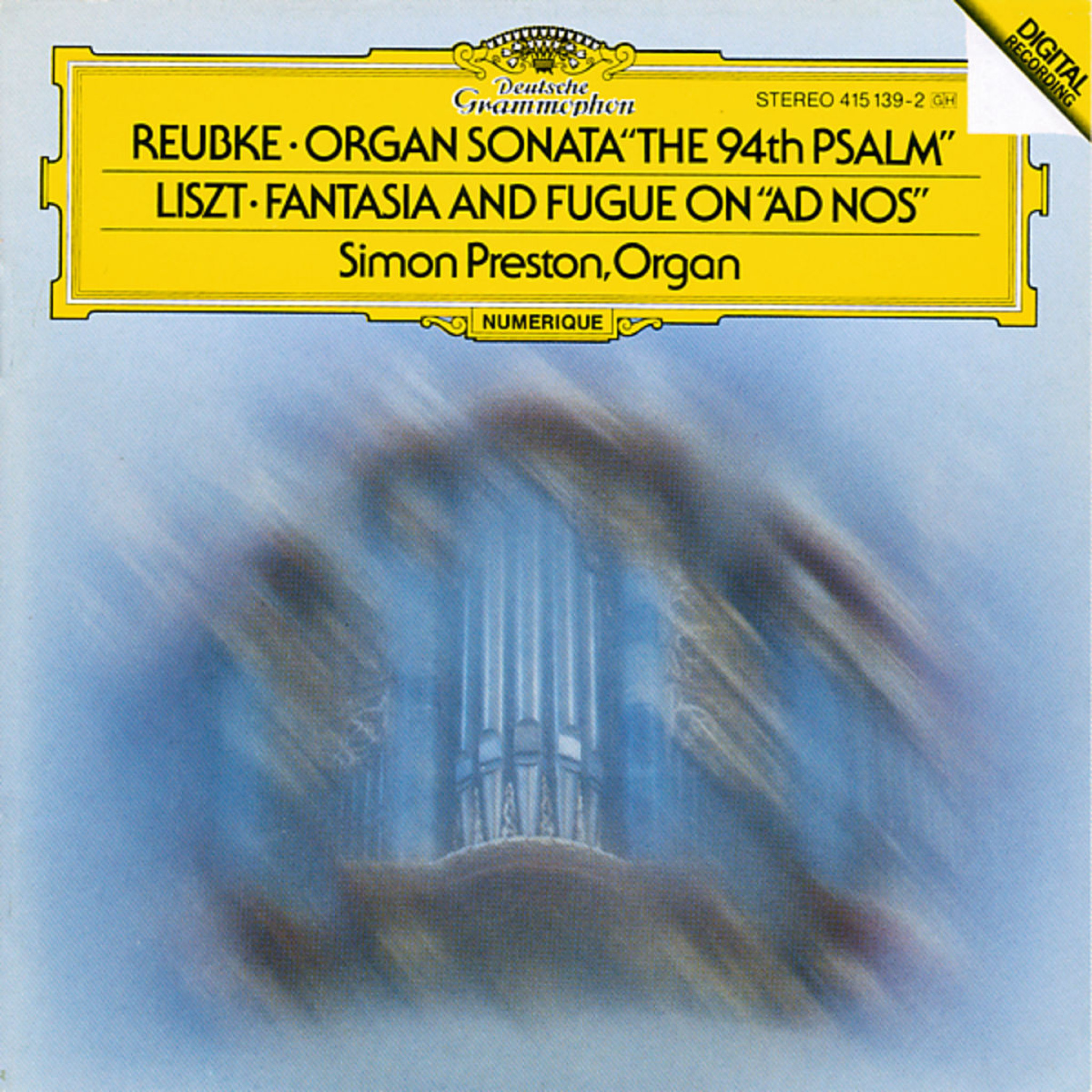 Reubke: The 94th Psalm / Liszt: Fantasy and Fugue on Ad