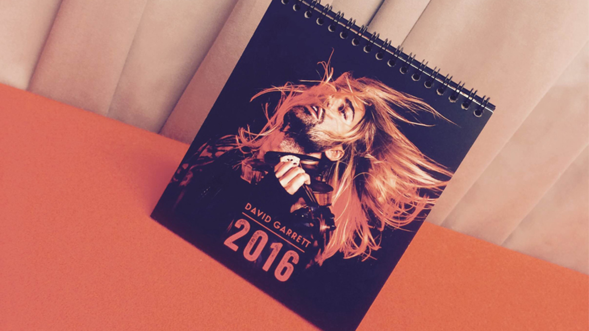 Süße Grüße: David Garrett schenkt euch Foto-Kalender für das Jahr 2016